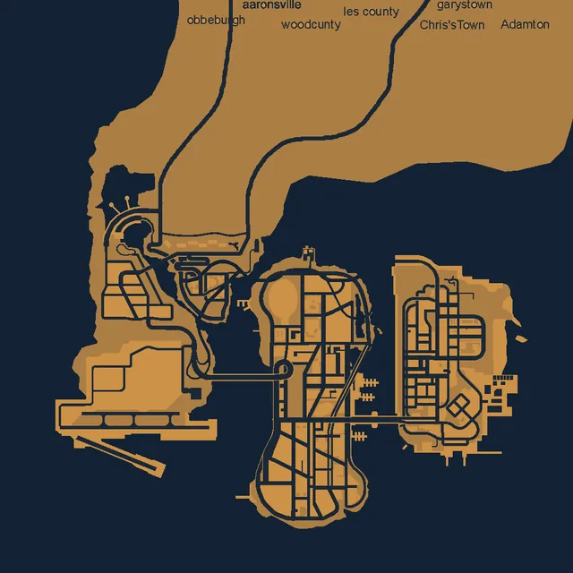 Radar map of Liberty City