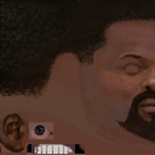 Afro & Goatee