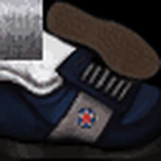 Blue Low-Tops