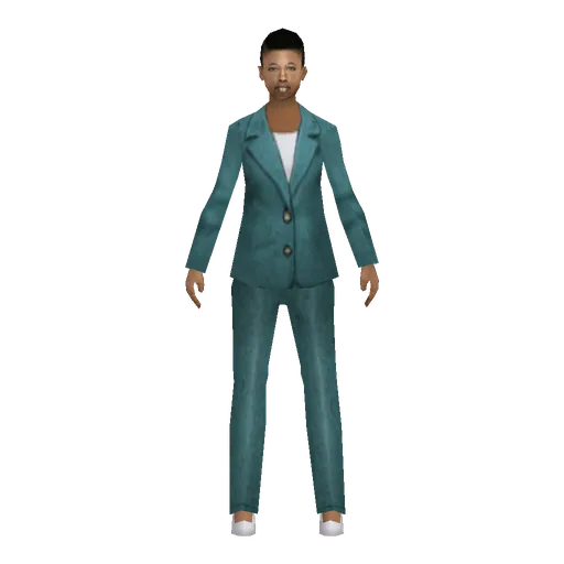 Black young female, business