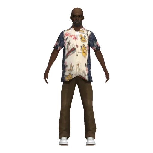 Black older male, rich