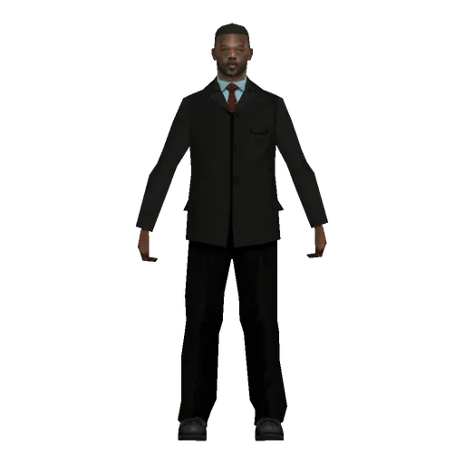 Black young male, business