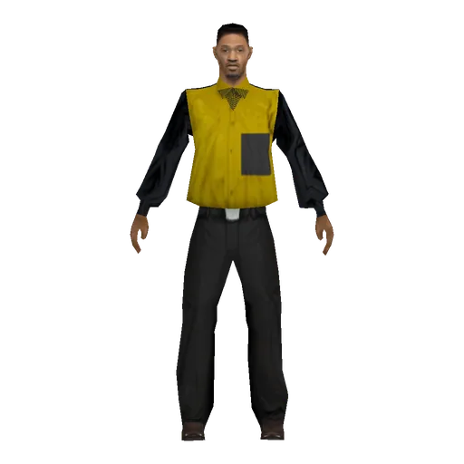 Black young male, rich