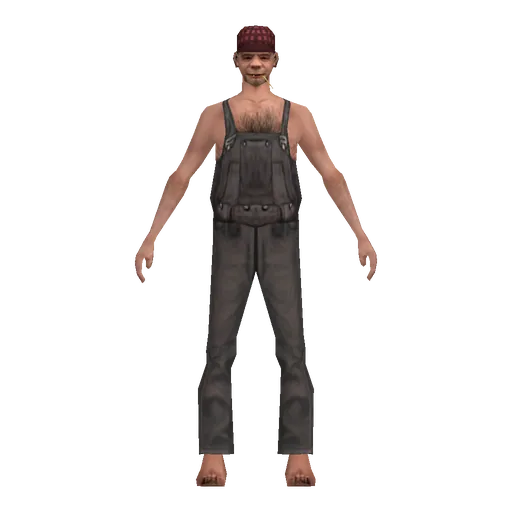 Country white older male, hippie (cwmohb1)