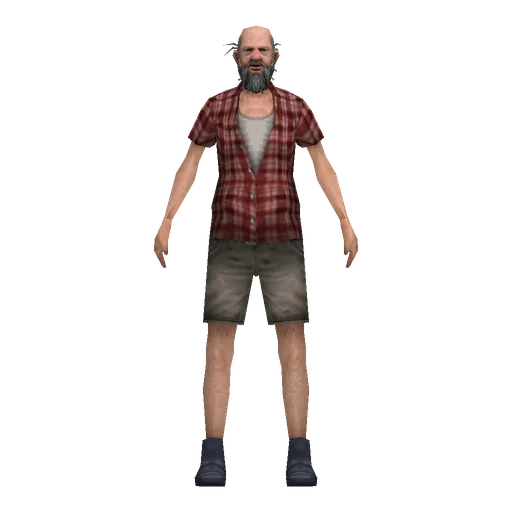 Country white older male, hippie (cwmohb2)