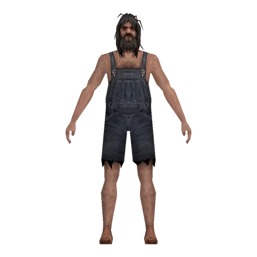 Country white young male, hippie (cwmyhb2)