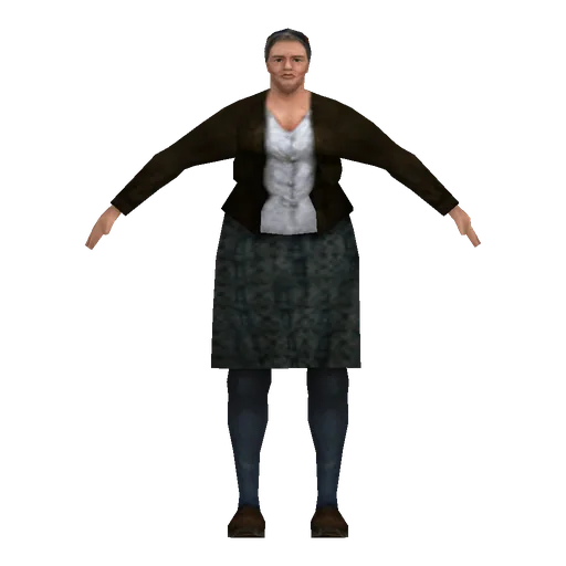 Hispanic older female, street