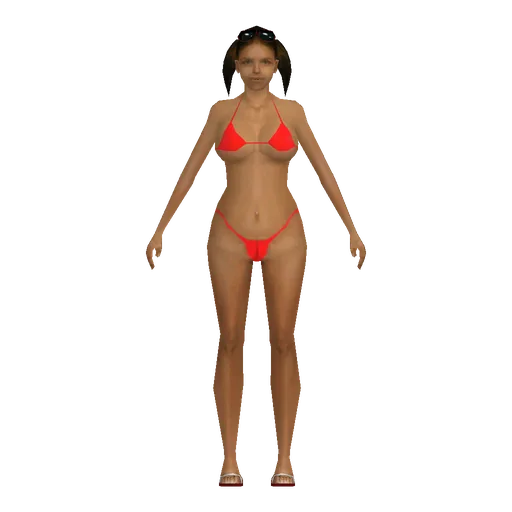 Hispanic young female, beachgoer