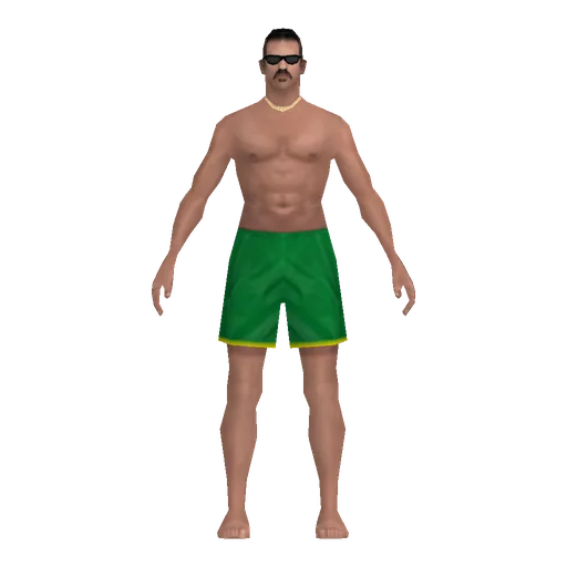 Hispanic young male, beachgoer