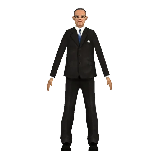Asian older male, rich