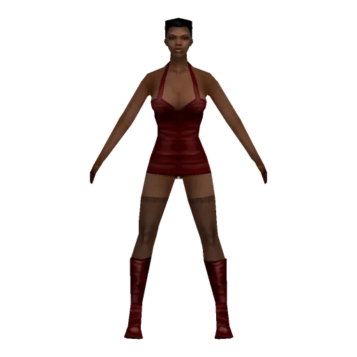 San Fierro black young female, prostitute