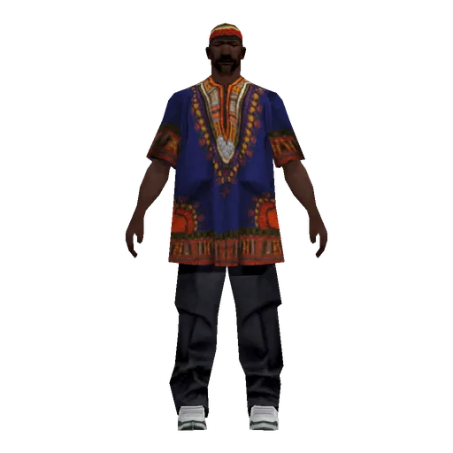 San Fierro black young male, street