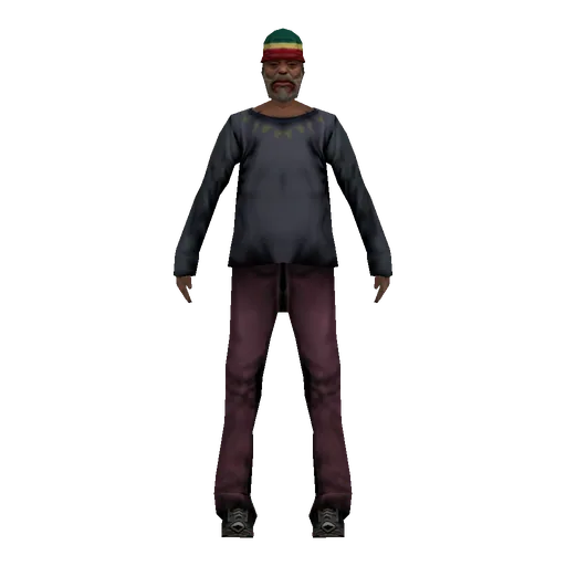 San Fierro black young male, trucker