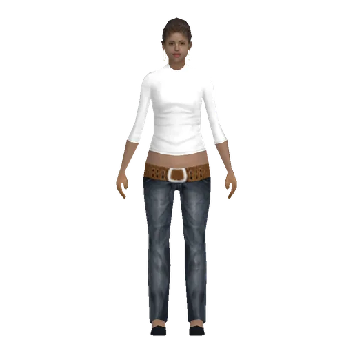 San Fierro white young female, street