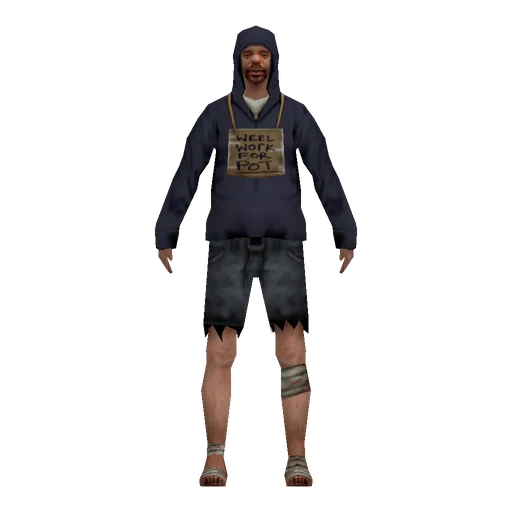 San Fierro white older male, trucker (swmotr5)