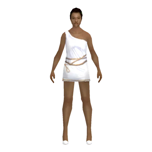 Las Venturas white young female, waiter
