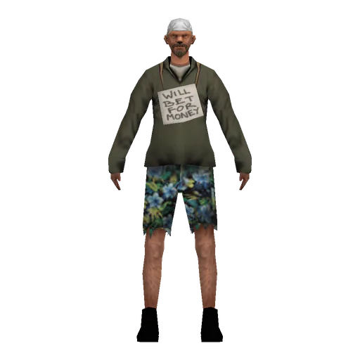 Las Venturas white older male, trucker (vwmotr1)