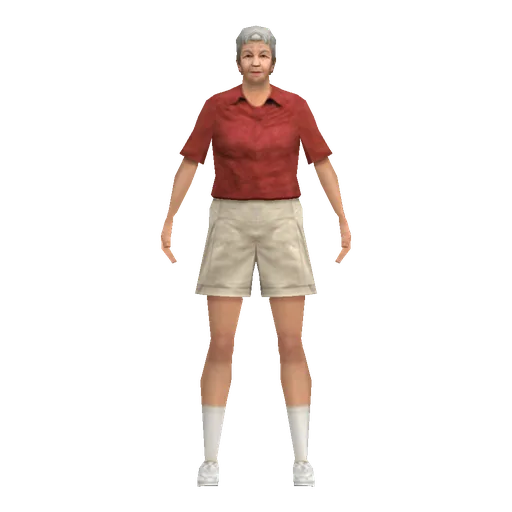 White older female, rich