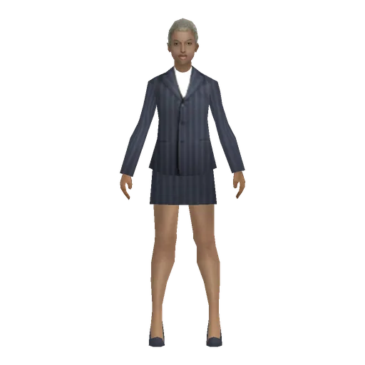 White young female, business