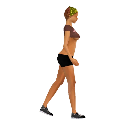 White young female, jogger