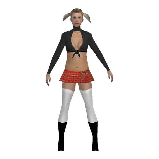 White young female, prostitute