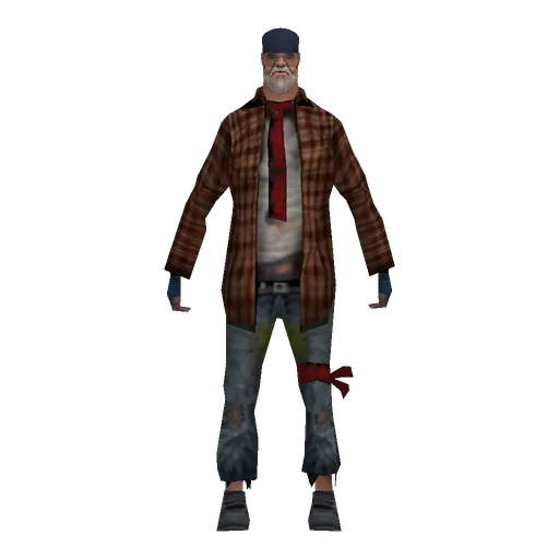 White older male, trucker