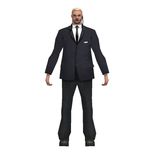 White young male, bouncer