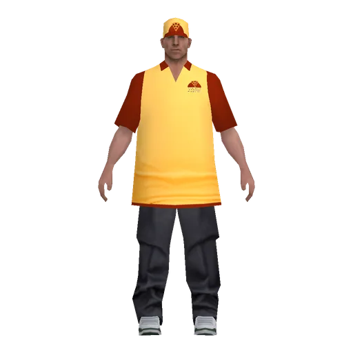 White young male, Pizza Stack staff