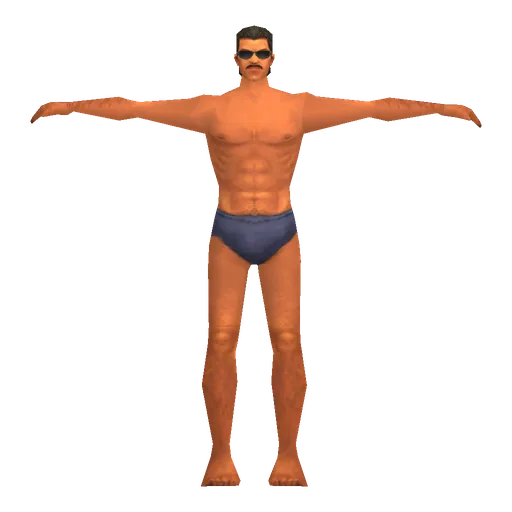 Hispanic young male, beachgoer