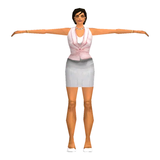 White older female, rich