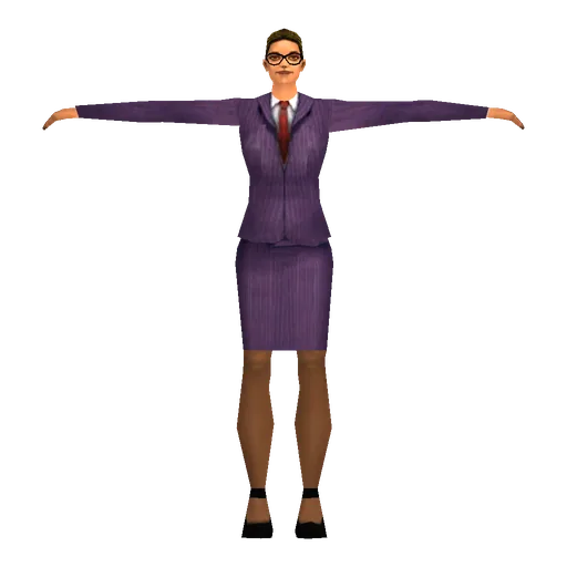 White young female, business